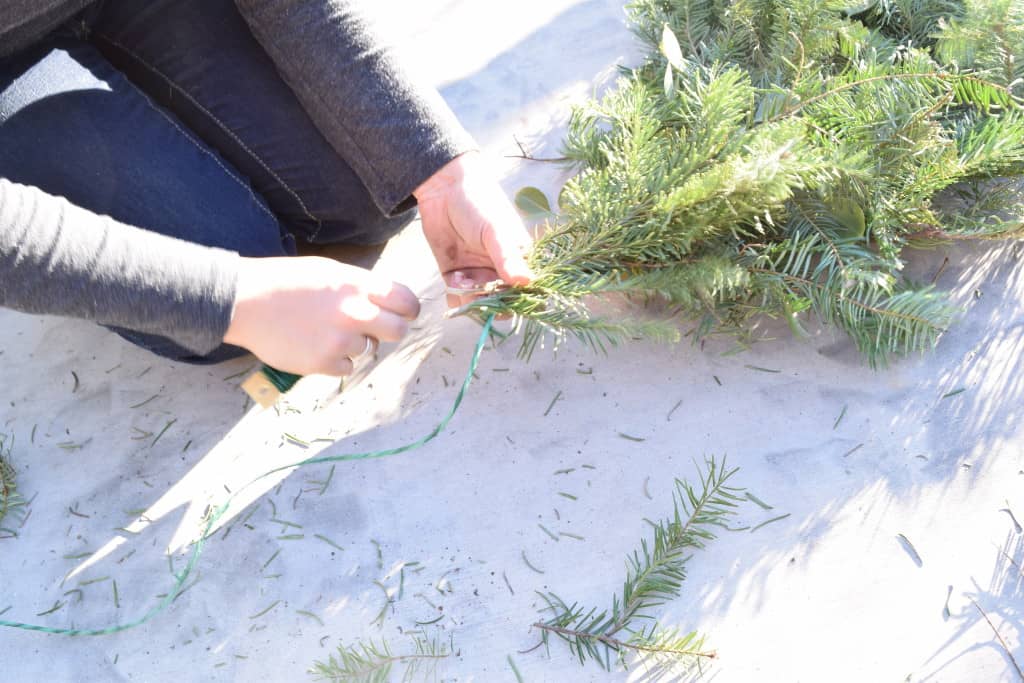 DIY live garland