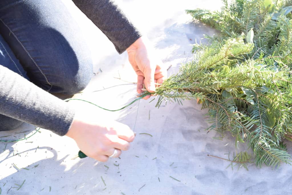 DIY live garland