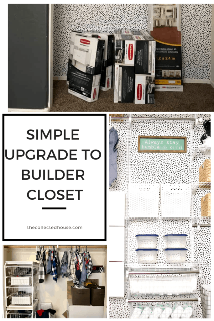 upgrade your builder grade closet! 