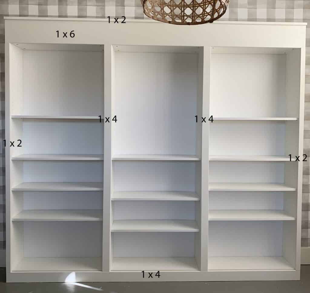 Ikea bookshelf deals closet hack