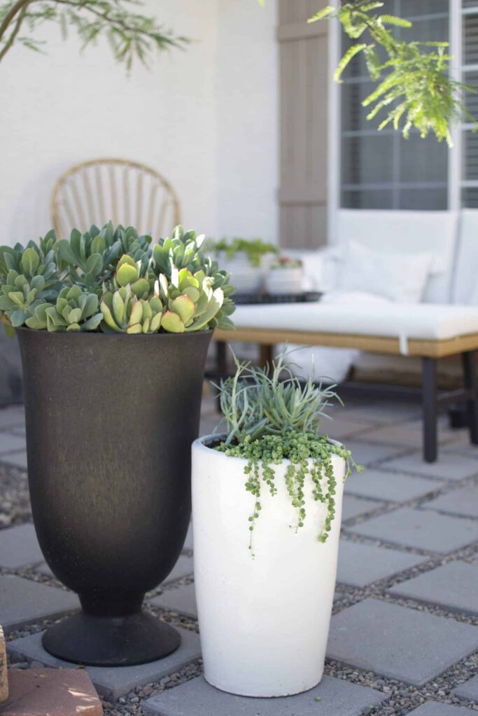 How to make a DIY patio with pavers and pea gravel