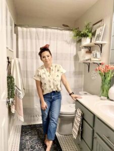 Budget Friendly Bathroom Makeover. The Collected House.