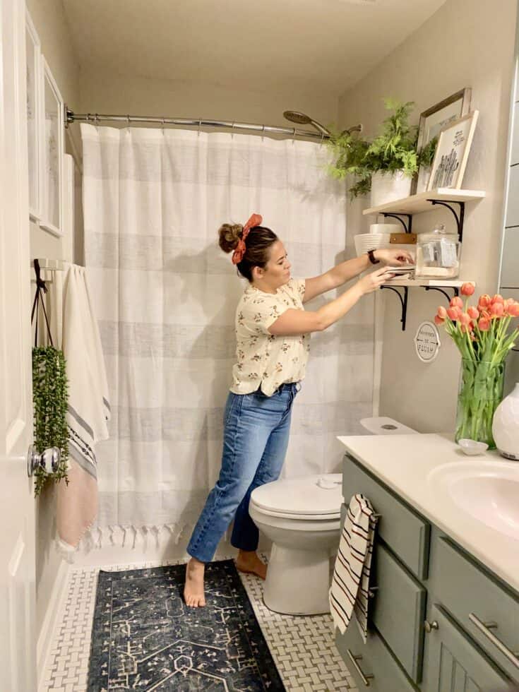 Budget Bathroom Makeover Reveal. - The Collected House